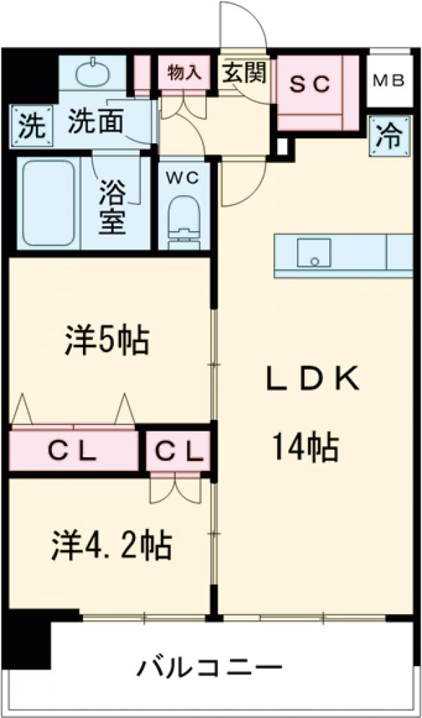 ルーウェ東大泉の間取り