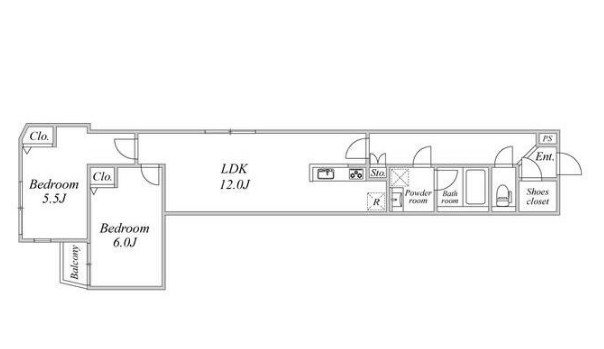 FABRIC大森町の間取り