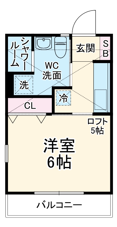 カーム鵠沼の間取り