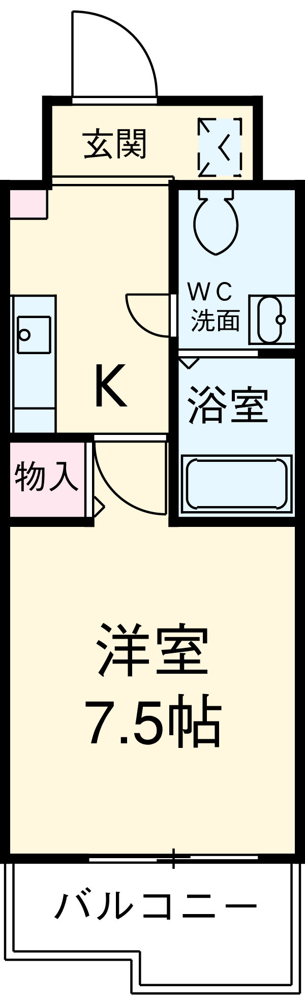 エコロジー鶴舞レジデンスの間取り