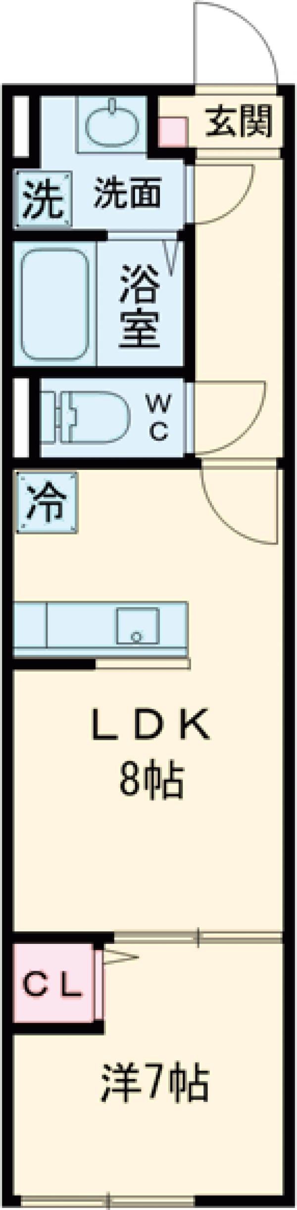 HW.Hills 東日暮里の間取り