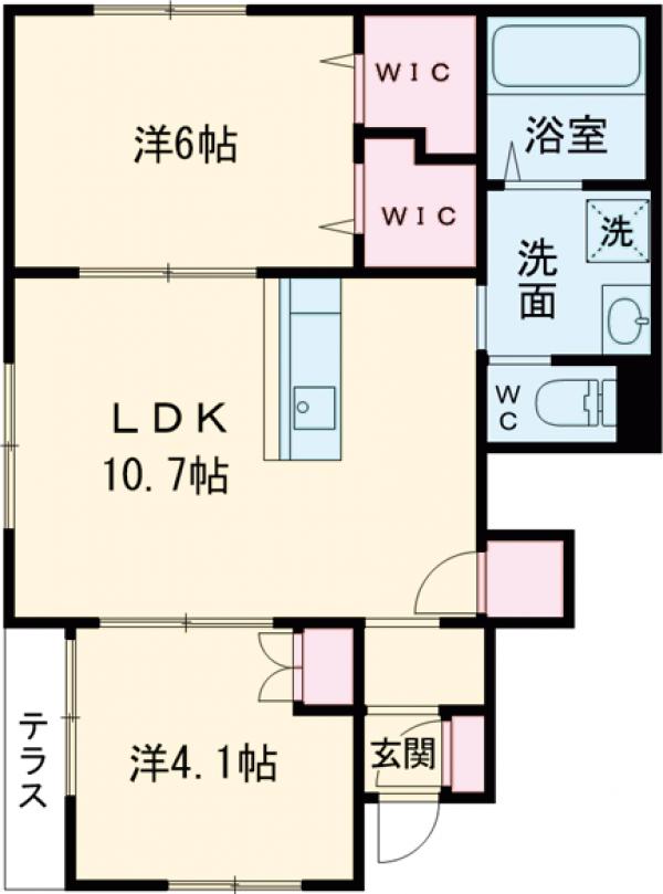 グリーントップの間取り