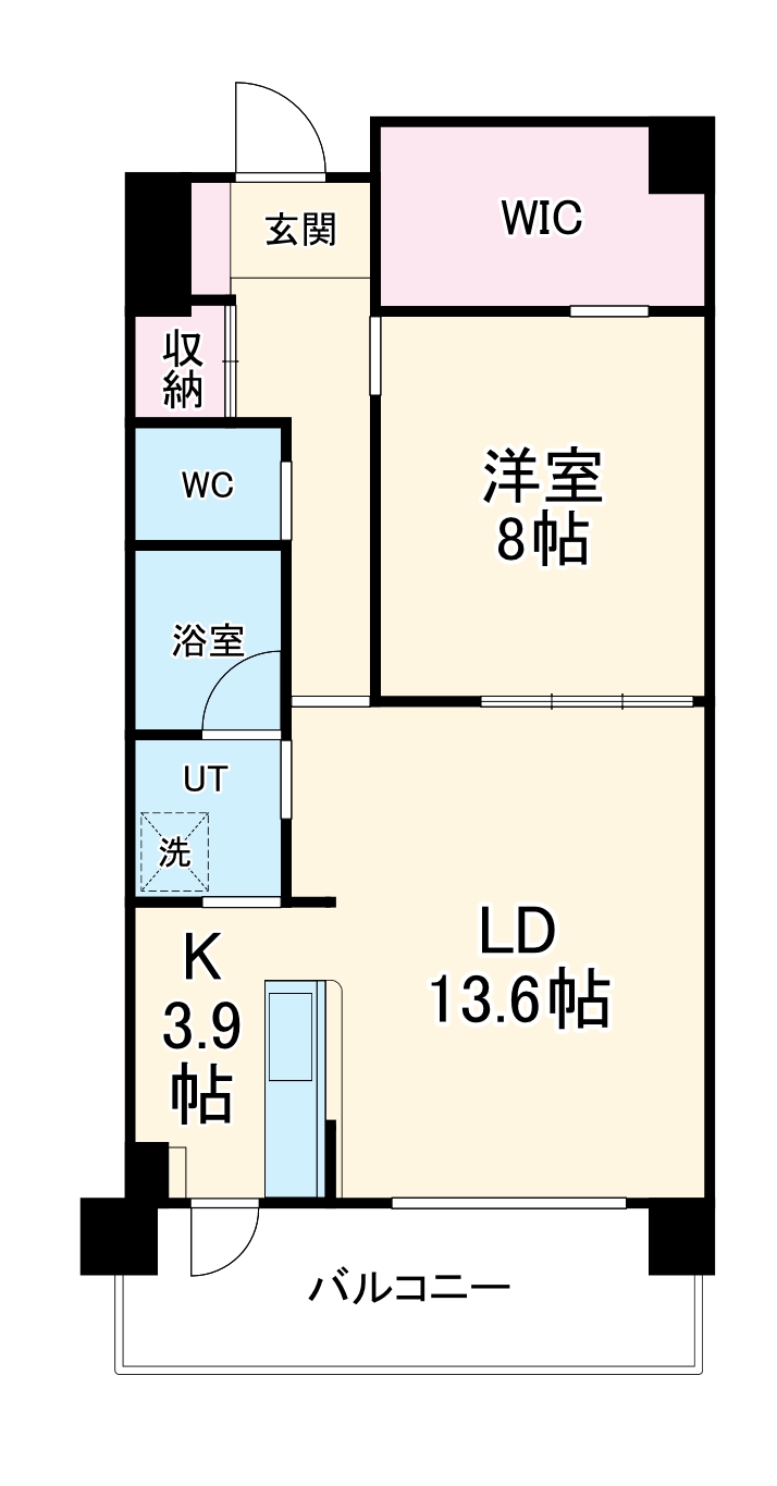 ソレイユ徳川の間取り