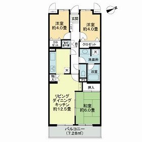 ライオンズマンション川越の間取り