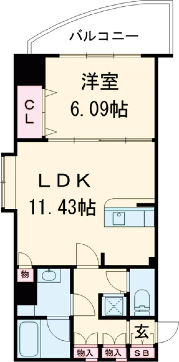 リベラいわきの間取り