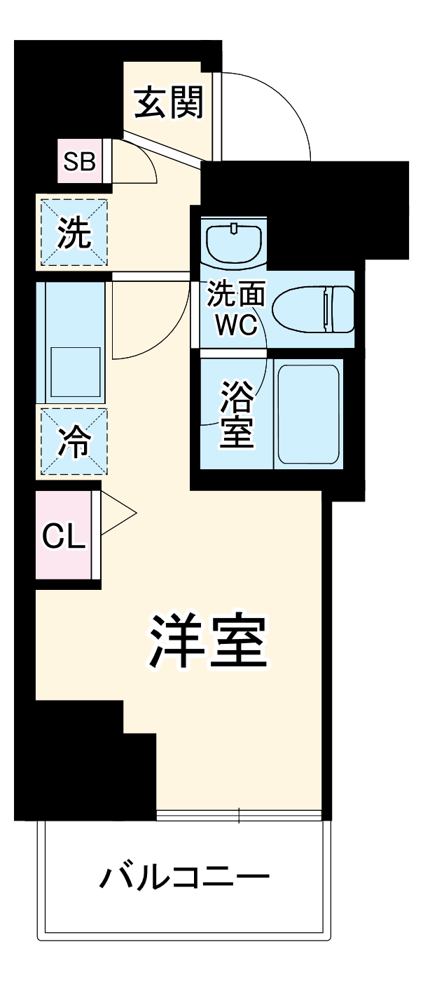 AZEST横濱吉野町の間取り
