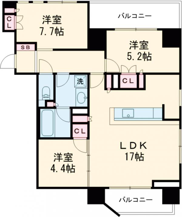 ブランシエラ宇都宮悠久の杜の間取り