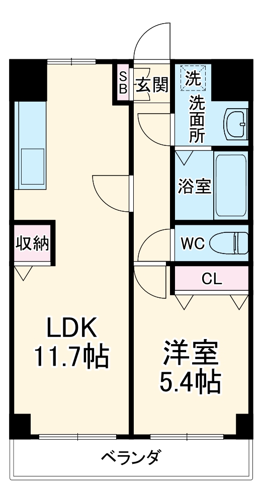 折井コーポの間取り