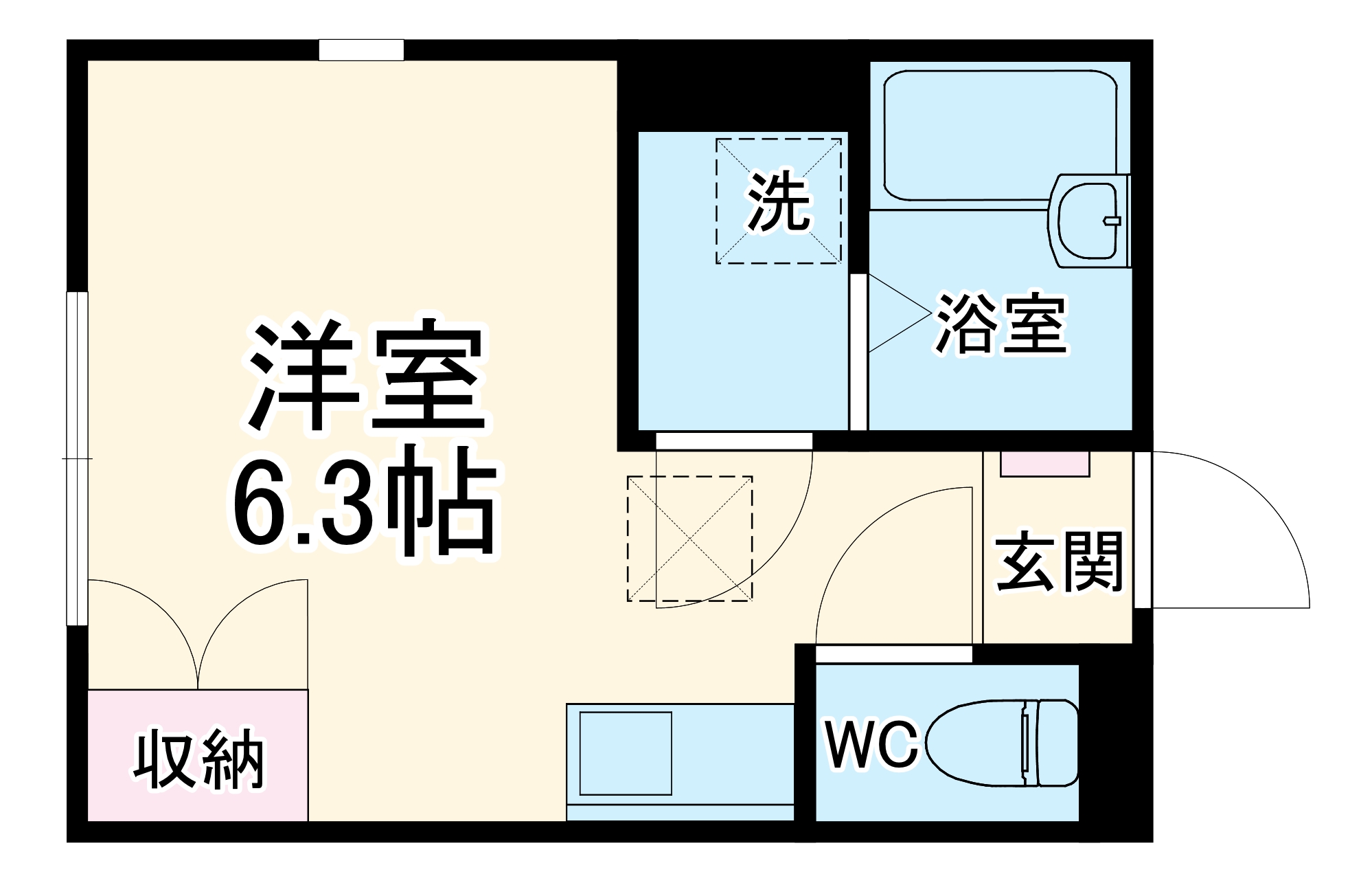 アートハウス白楽の間取り