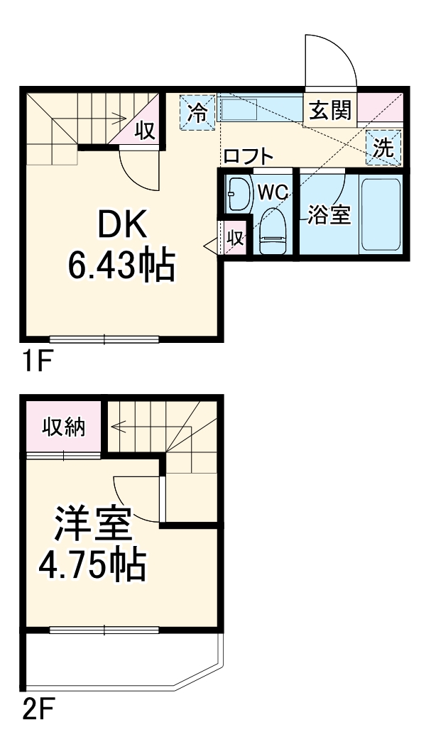 コンフォーティアの間取り