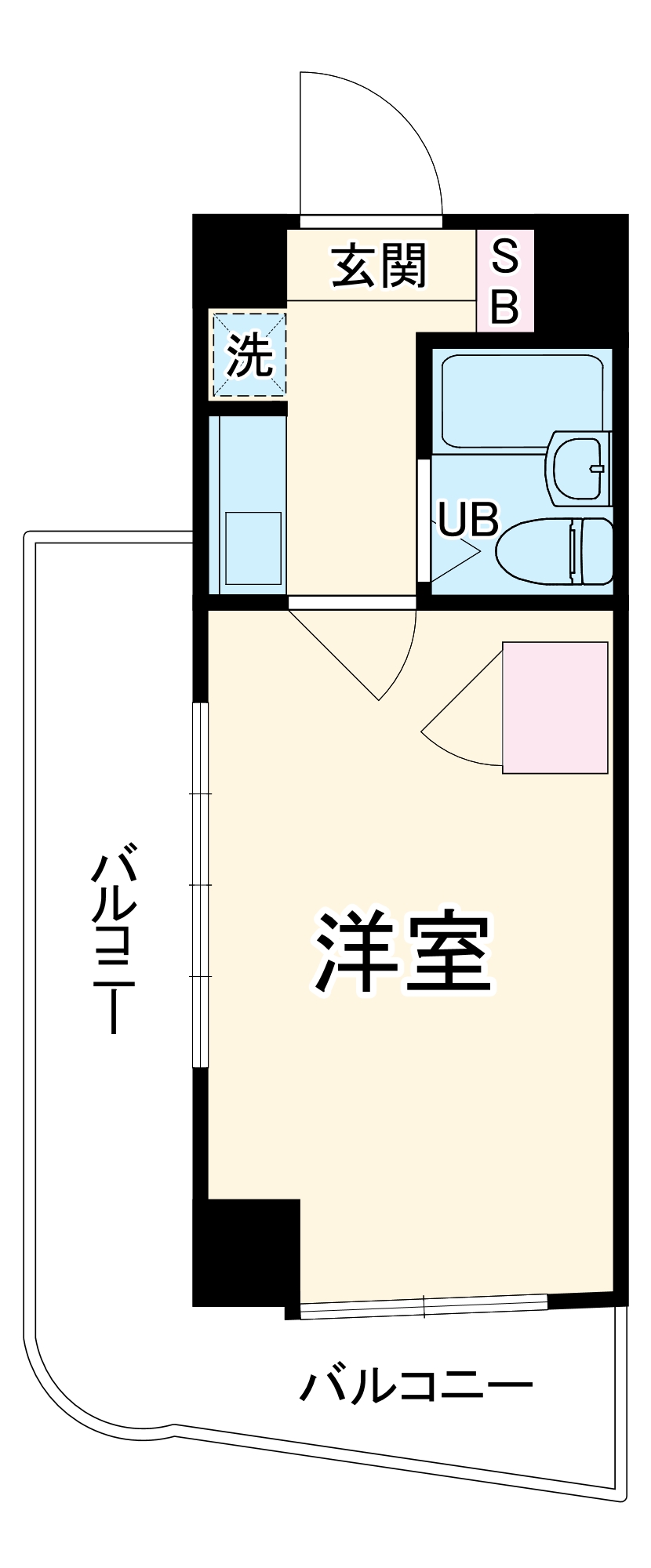 メゾンミール元住吉の間取り