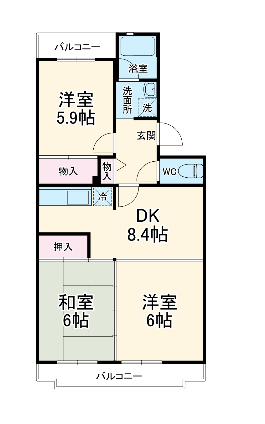 鎌倉グリーンヒルズの間取り