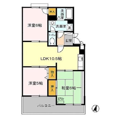 サンフロンティアの間取り