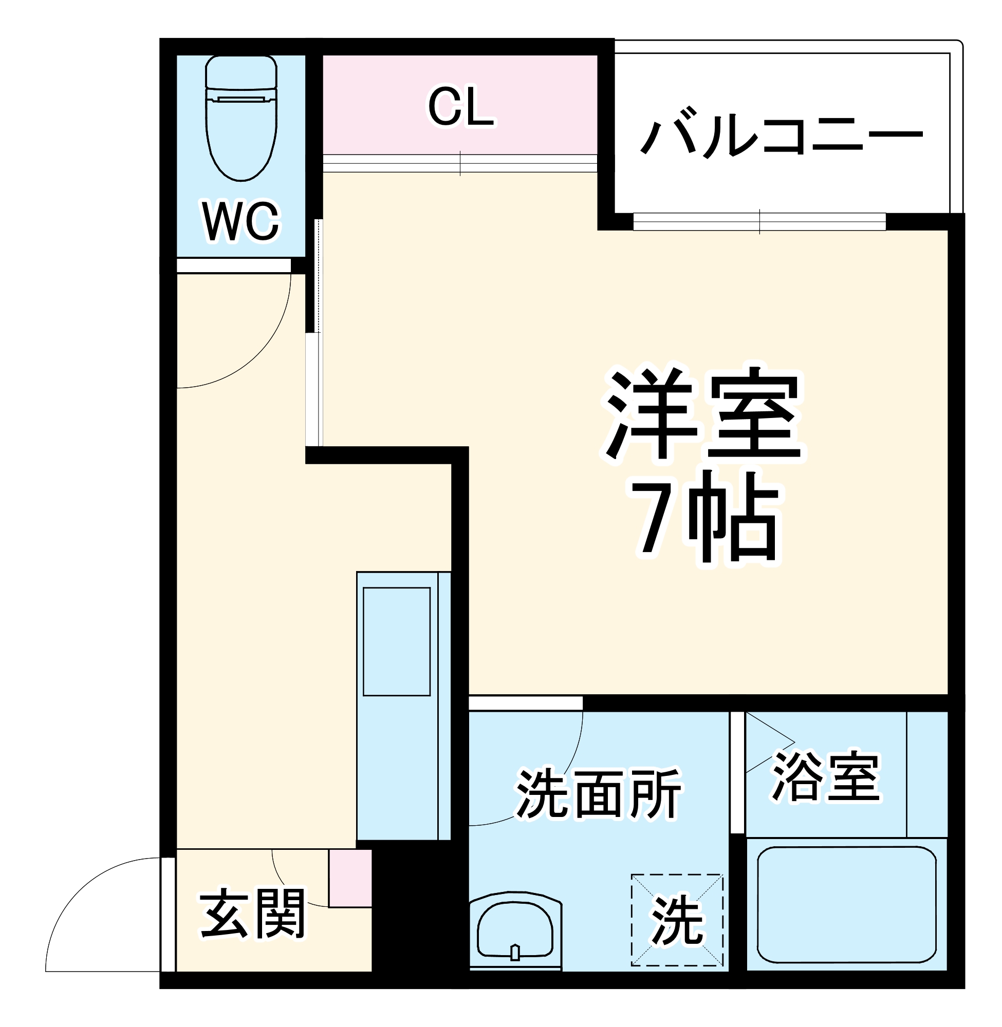 LECOCON半田Ⅵの間取り