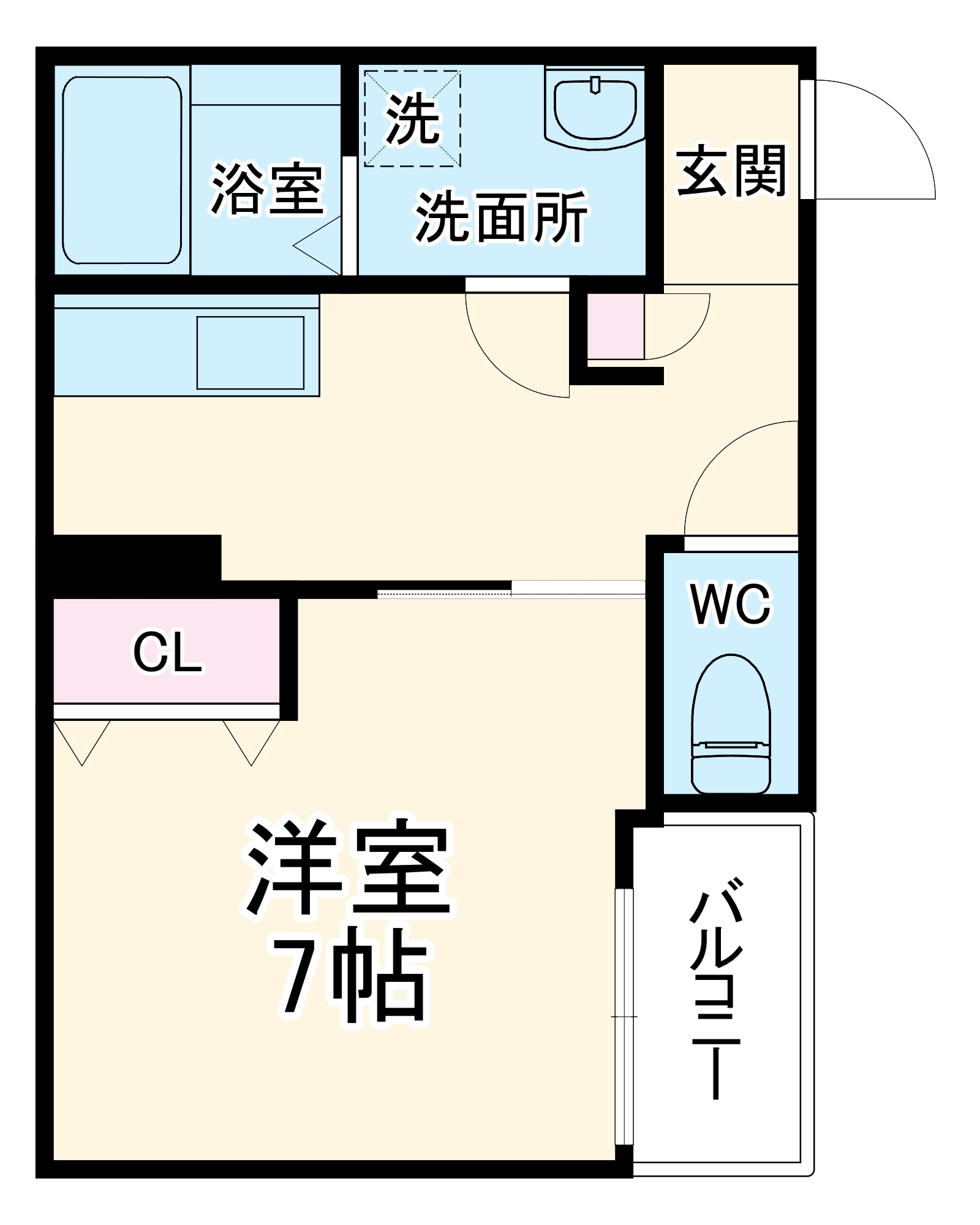 LECOCON半田Ⅵの間取り