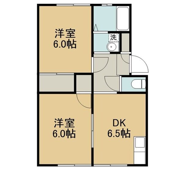 サンソーブルKの間取り