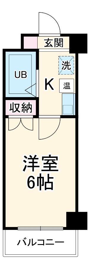 ベルビー川崎の間取り