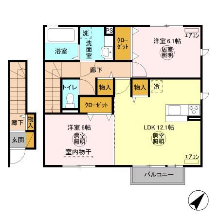 MilkeyWay(ミルキーウェイ)の間取り