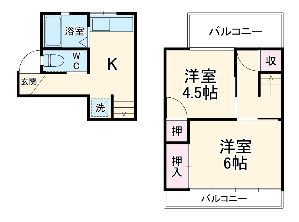 クレアⅡの間取り