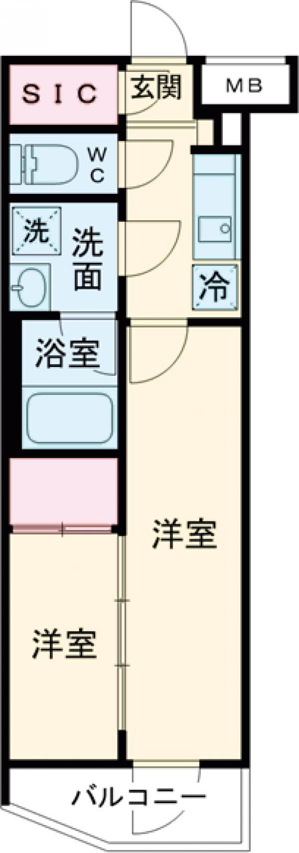 ブライズ堀切菖蒲園の間取り