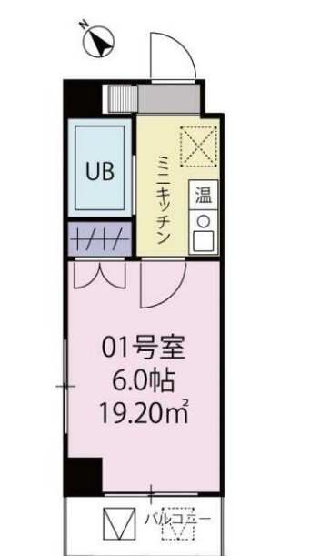 ベルビー川崎の間取り