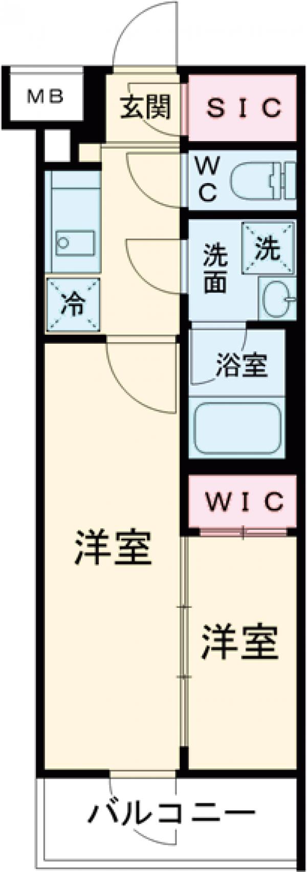 ブライズ堀切菖蒲園の間取り