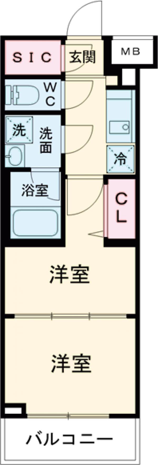 ブライズ堀切菖蒲園の間取り