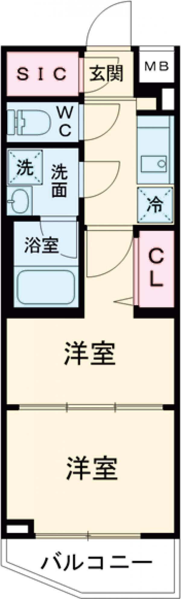 ブライズ堀切菖蒲園の間取り