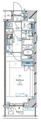 ガリシア下丸子リバーサイドの間取り