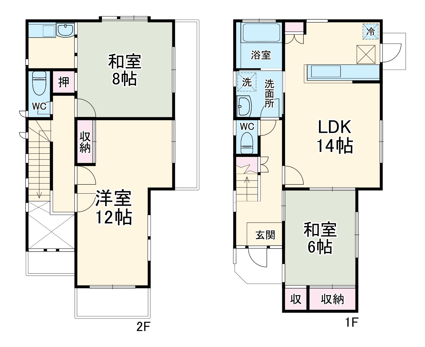 戸塚6丁目貸家の間取り