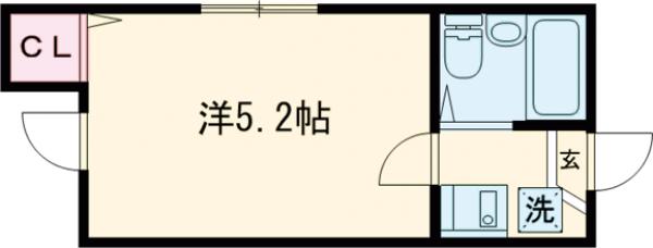 H&Aコーポ平井の間取り