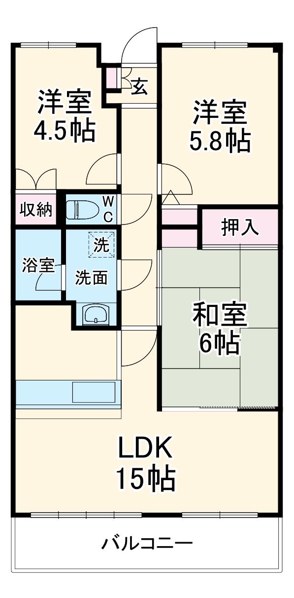 Kagamiharaヒルズの間取り
