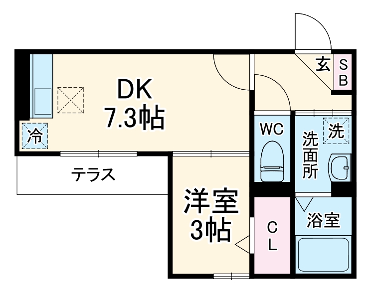 アムール姫島の間取り