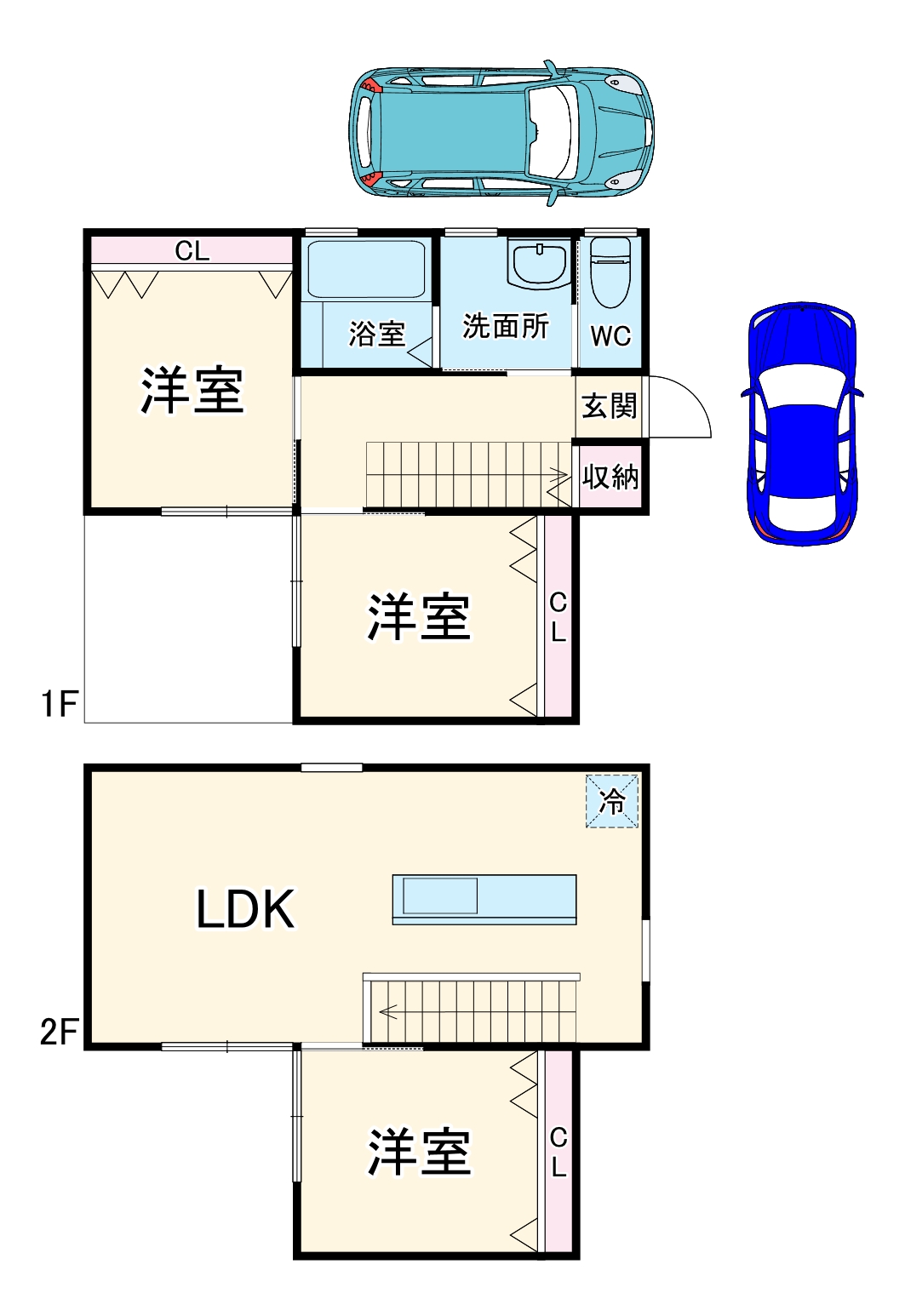 KOJAC好本の間取り