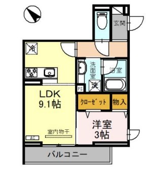 D-Sereno東田町の間取り