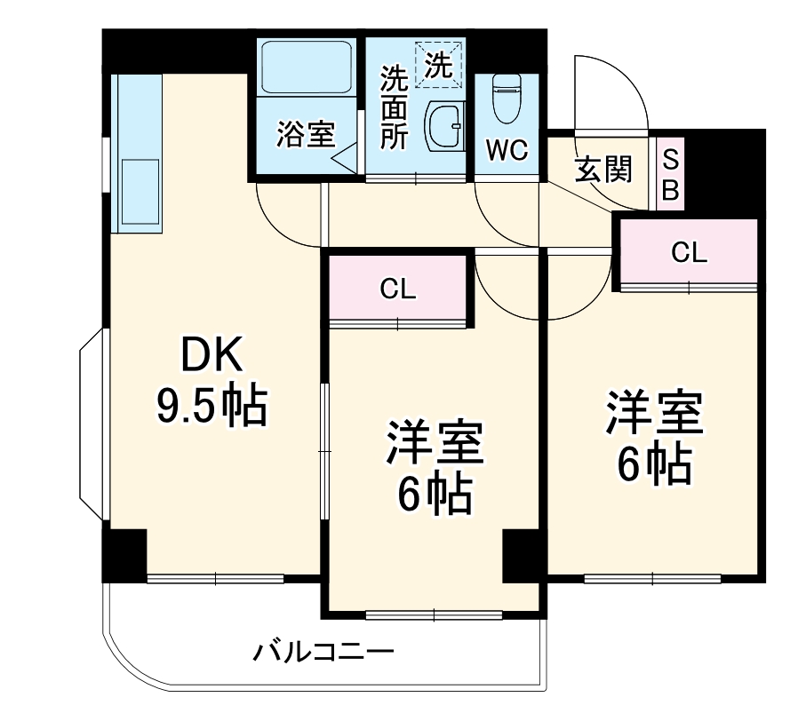 ハイウインドK.I.の間取り