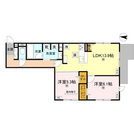 スペチアーレ小松の間取り