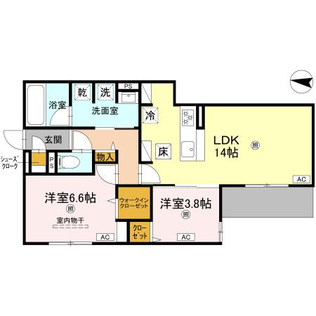 スペチアーレ小松の間取り