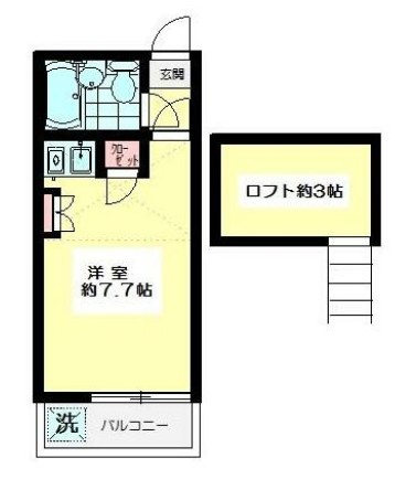 ベルエアー高井戸の間取り