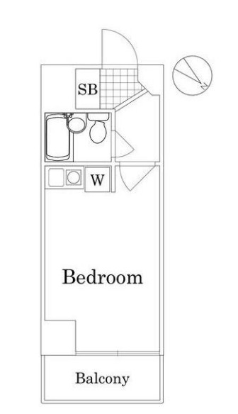 ライオンズマンション川崎貝塚第2の間取り