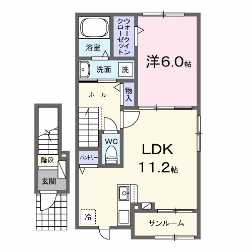 ル・グラン太田 Ⅱの間取り