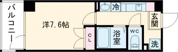 エルフレア立川の間取り