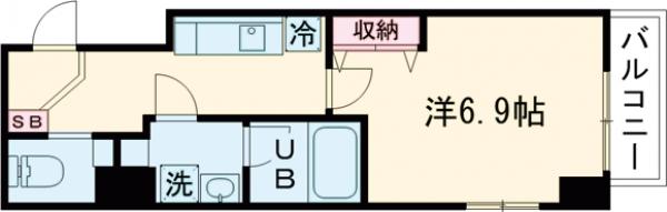 サンフィールド西荻窪・201号室の間取り