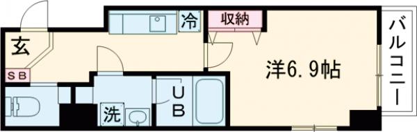 サンフィールド西荻窪・301号室の間取り