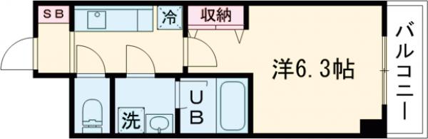 サンフィールド西荻窪・203号室の間取り