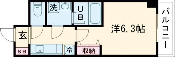 サンフィールド西荻窪・304号室の間取り