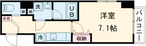 サンフィールド西荻窪・206号室の間取り