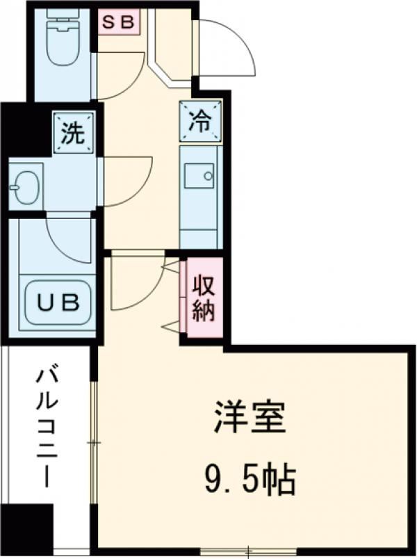 サンフィールド西荻窪・308号室の間取り