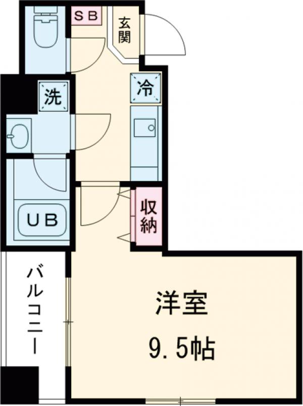 サンフィールド西荻窪・209号室の間取り