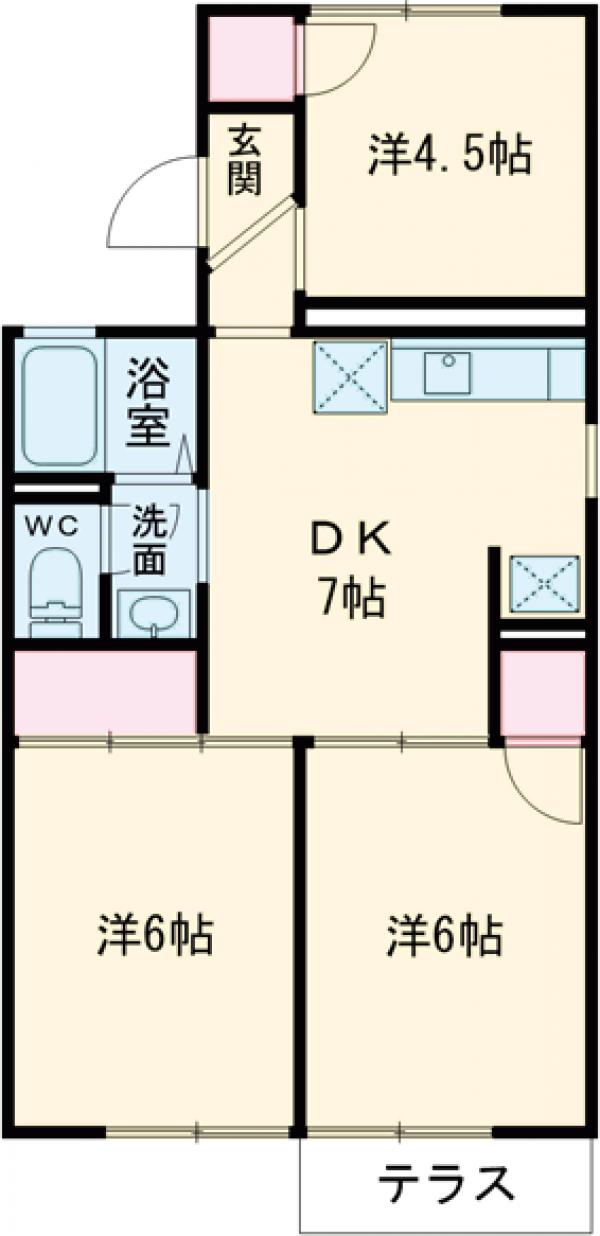 サンライズシブヤの間取り